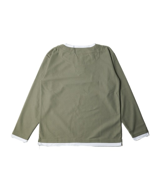 B.I.D.(ビーアイディー)の「《エステルウェッジ レイヤード風キーネックTシャツ》(Tシャツ/カットソー・レディース・ブラック/グリーン/サンドベージュ・LARGE)」の15枚目の写真