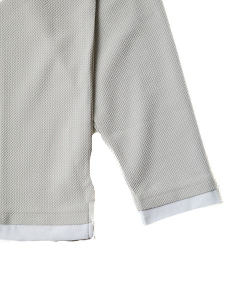 B.I.D.(ビーアイディー)の「《エステルウェッジ レイヤード風キーネックTシャツ》(Tシャツ/カットソー・レディース・ブラック/グリーン/サンドベージュ・LARGE)」の12枚目の写真