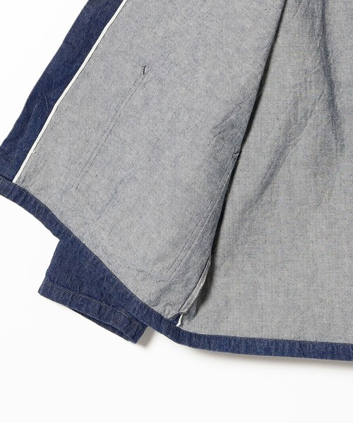 NECESSARY or UNNECESSARY（ネセサリーオアアンネセサリー）の「NECESSARY or UNNECESSARY / DENIM フード ジャケット（デニムジャケット・メンズ・インディゴブルー・MEDIUM/LARGE）」の5枚目の写真