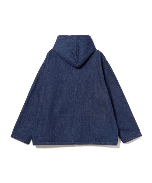 NECESSARY or UNNECESSARY（ネセサリーオアアンネセサリー）の「NECESSARY or UNNECESSARY / DENIM フード ジャケット（デニムジャケット・メンズ・インディゴブルー・MEDIUM/LARGE）」の6枚目の写真