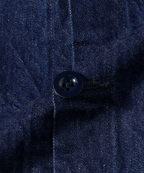 NECESSARY or UNNECESSARY（ネセサリーオアアンネセサリー）の「NECESSARY or UNNECESSARY / DENIM フード ジャケット（デニムジャケット・メンズ・インディゴブルー・MEDIUM/LARGE）」の7枚目の写真