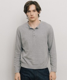 LURAKU（ルラク）の「【LURAKU】High Gauge Compact Henry Neck Knit / ハイゲージコンパクトヘンリーネックニット（ニット/セーター）」