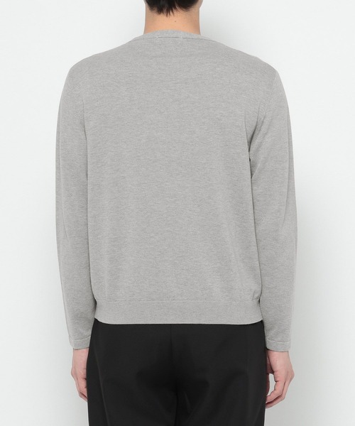 LURAKU（ルラク）の「【LURAKU】High Gauge Compact Henry Neck Knit / ハイゲージコンパクトヘンリーネックニット（ニット/セーター・メンズ・グレー/ブラック・M/S/L）」の17枚目の写真