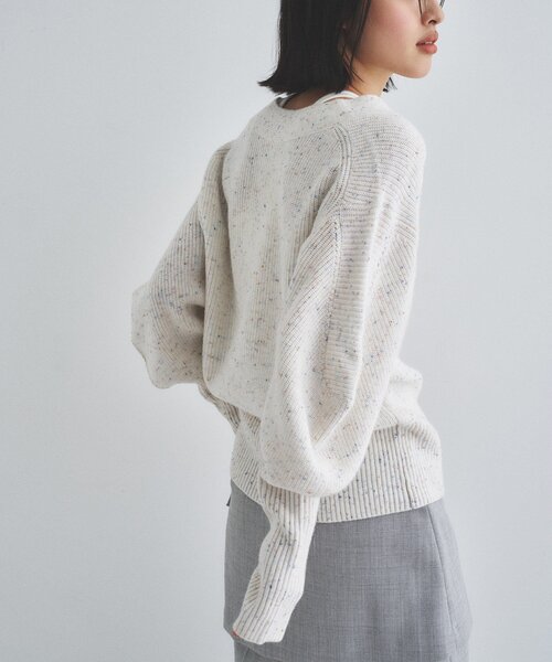 CODE A（コードエー）の「puff cardigan（カーディガン/ボレロ・レディース・オフホワイト/グレー/サックスブルー・00）」の10枚目の写真