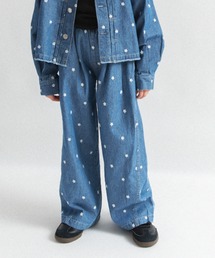 EDWIN（エドウィン）の「【Ou? by EDWIN】お花刺繍デニムパンツ（デニムパンツ）」