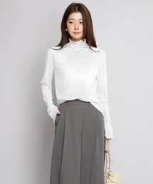 by LEGNA（バイレグナ）の「シアー ハイネック ロングスリーブTシャツ（Tシャツ/カットソー）」