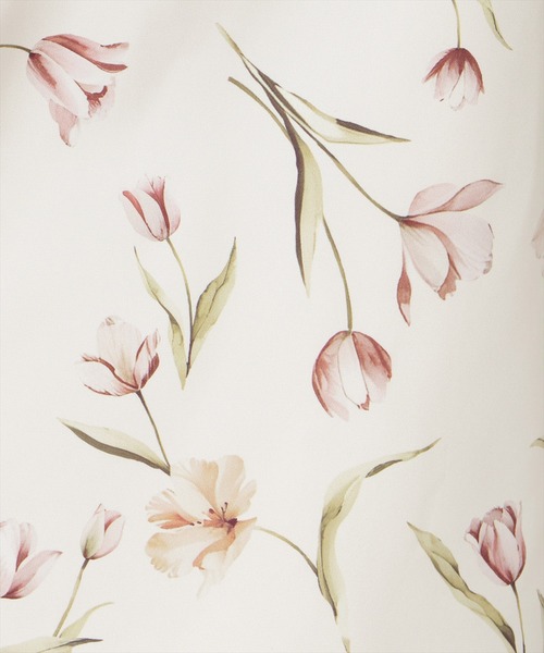 WILLSELECTION（ウィルセレクション）の「【先行予約受付中】リボンショルダーチューリップフレアワンピース（ワンピース・レディース・ピンク/ホワイト/ミント・FREE）」の7枚目の写真