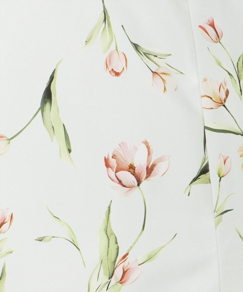 WILLSELECTION（ウィルセレクション）の「【先行予約受付中】リボンショルダーチューリップフレアワンピース（ワンピース・レディース・ピンク/ホワイト/ミント・FREE）」の15枚目の写真