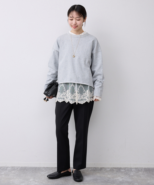 SLOBE IENA（スローブイエナ）の「《追加2》SLOBE 3WAY スムース巾着バッグ（クラッチバッグ・レディース・ブラック・FREE）」の22枚目の写真