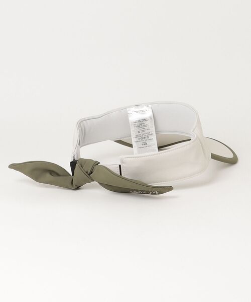 adidas（アディダス）の「リボンバイザー【adidas Golf/アディダスゴルフ】（サンバイザー・レディース・ホワイト/ブラック/グレー・MEDIUM/LARGE）」の15枚目の写真