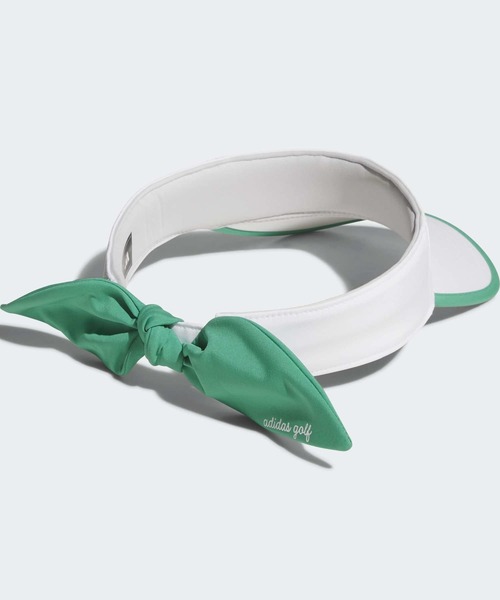 adidas（アディダス）の「リボンバイザー【adidas Golf/アディダスゴルフ】（サンバイザー・レディース・ホワイト/ブラック/グレー・MEDIUM/LARGE）」の4枚目の写真