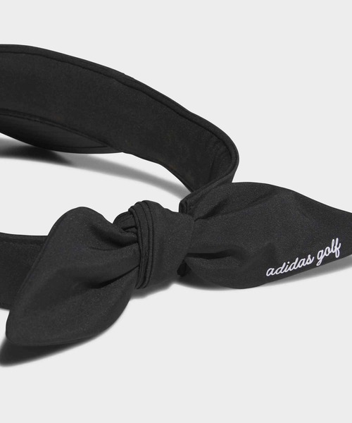 adidas（アディダス）の「リボンバイザー【adidas Golf/アディダスゴルフ】（サンバイザー・レディース・ホワイト/ブラック/グレー・MEDIUM/LARGE）」の9枚目の写真