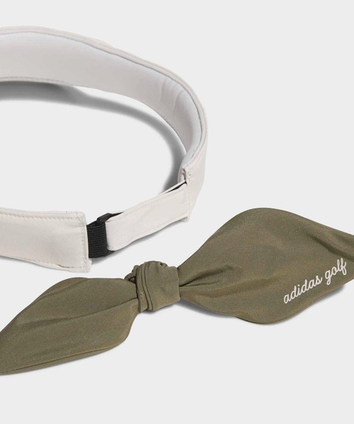 adidas（アディダス）の「リボンバイザー【adidas Golf/アディダスゴルフ】（サンバイザー・レディース・ホワイト/ブラック/グレー・MEDIUM/LARGE）」の12枚目の写真