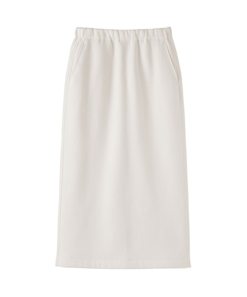 無印良品（ムジルシリョウヒン）の「婦人　スウェットⅠラインスカート（スカート・レディース・ブラック/オフホワイト/グレー・S/M/L/XL）」の18枚目の写真