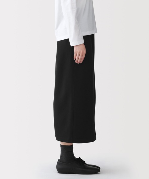 無印良品（ムジルシリョウヒン）の「婦人　スウェットⅠラインスカート（スカート・レディース・ブラック/オフホワイト/グレー・S/M/L/XL）」の10枚目の写真