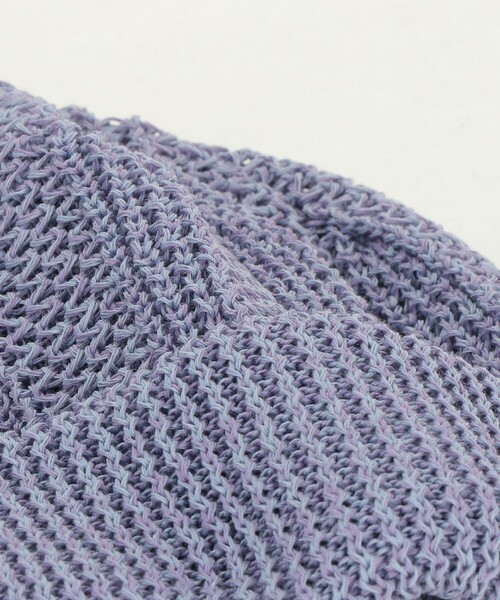 Nine Tailor（ナインテイラー）の「＜Nine Tailor＞CLEMATIS ワッチ（ニットキャップ/ビーニー・メンズ・ベージュ/ブラック/ライラック・FREE）」の6枚目の写真