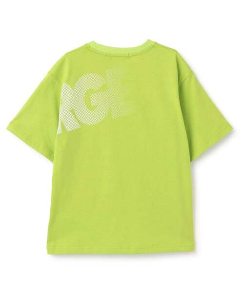 XLARGE KIDS(エクストララージキッズ)の「グラデーションロゴ 半袖Tシャツ(Tシャツ/カットソー・キッズ・ブラック/黄緑系・80cm/130cm/110cm/100cm/90cm/140cm/120cm)」の3枚目の写真