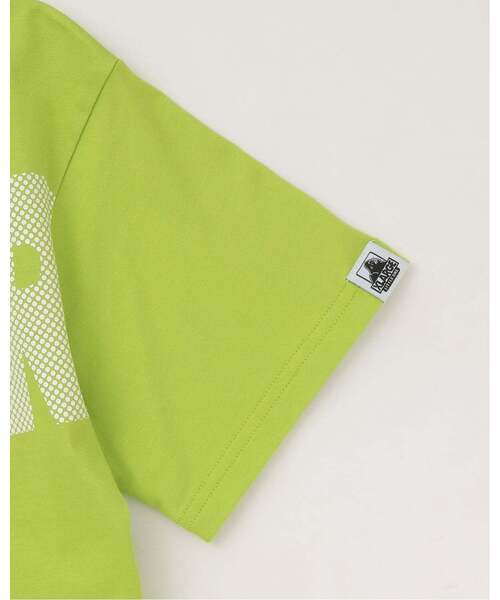 XLARGE KIDS(エクストララージキッズ)の「グラデーションロゴ 半袖Tシャツ(Tシャツ/カットソー・キッズ・ブラック/黄緑系・80cm/130cm/110cm/100cm/90cm/140cm/120cm)」の5枚目の写真