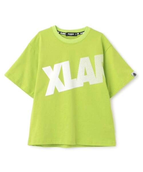 XLARGE KIDS(エクストララージキッズ)の「グラデーションロゴ 半袖Tシャツ(Tシャツ/カットソー・キッズ・ブラック/黄緑系・80cm/130cm/110cm/100cm/90cm/140cm/120cm)」の9枚目の写真