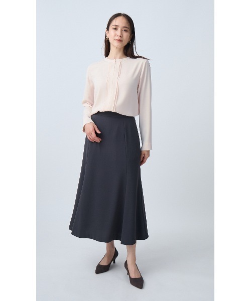 AOYAMA(アオヤマ)の「2WAYシフォンレイヤーブラウス(シャツ/ブラウス・レディース・ホワイト/ピンク/ホワイト×ブラック/サックスブルー・S/M/L/LL)」の21枚目の写真