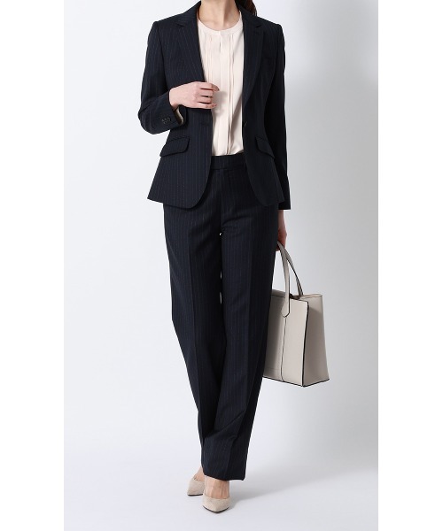 AOYAMA(アオヤマ)の「2WAYシフォンレイヤーブラウス(シャツ/ブラウス・レディース・ホワイト/ピンク/ホワイト×ブラック/サックスブルー・S/M/L/LL)」の22枚目の写真
