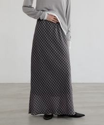 LOWRYS FARM | シアーチェックフレアスカート 642585(スカート)