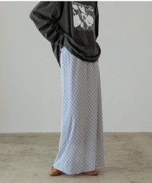 LOWRYS FARM | シアーチェックフレアスカート 642585(スカート)