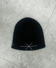 ATMARK（アットマーク）の「《フリーサイズ　/　UNISEX　》リベットデザイン　ビーニー（キャップ）」