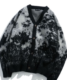 HALHAM（ハルハム）の「アブストラクト柄 ニット カーディガン ユニセックス（カーディガン/ボレロ）」