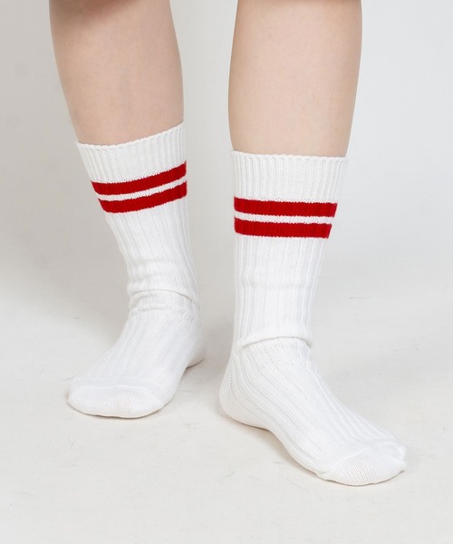 SVEC(シュベック)の「2パターン リブソックス(ソックス/靴下・レディース・ブルー/グレー/その他/オリーブ/アイボリー/ブラック/その他4/レッド/ホワイト/その他5/その他3/その他2/ネイビー/イエロー/オレンジ/ベージュ/ブラウン・FREE)」の16枚目の写真