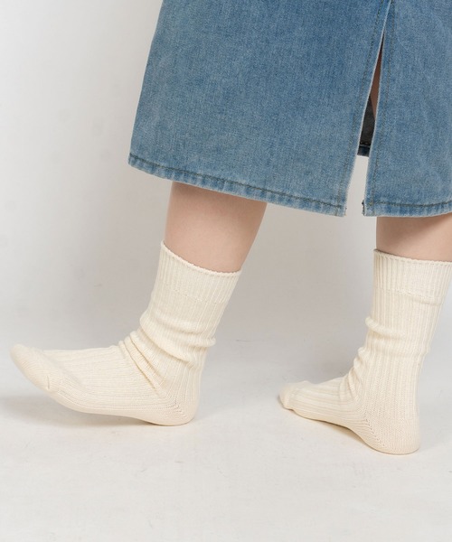 SVEC(シュベック)の「2パターン リブソックス(ソックス/靴下・レディース・ブルー/グレー/その他/オリーブ/アイボリー/ブラック/その他4/レッド/ホワイト/その他5/その他3/その他2/ネイビー/イエロー/オレンジ/ベージュ/ブラウン・FREE)」の6枚目の写真