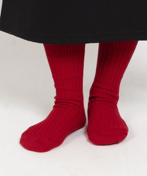 SVEC(シュベック)の「2パターン リブソックス(ソックス/靴下・レディース・ブルー/グレー/その他/オリーブ/アイボリー/ブラック/その他4/レッド/ホワイト/その他5/その他3/その他2/ネイビー/イエロー/オレンジ/ベージュ/ブラウン・FREE)」の11枚目の写真