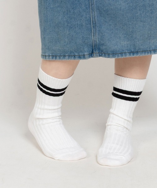 SVEC(シュベック)の「2パターン リブソックス(ソックス/靴下・レディース・ブルー/グレー/その他/オリーブ/アイボリー/ブラック/その他4/レッド/ホワイト/その他5/その他3/その他2/ネイビー/イエロー/オレンジ/ベージュ/ブラウン・FREE)」の13枚目の写真