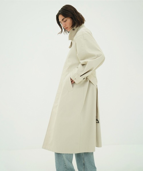 CLANE(クラネ)の「BULKY LINE STAIN COAT(ステンカラーコート・レディース・ベージュ・1)」の16枚目の写真