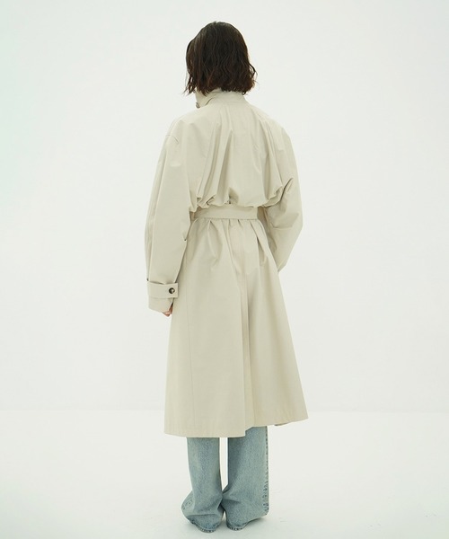 CLANE(クラネ)の「BULKY LINE STAIN COAT(ステンカラーコート・レディース・ベージュ・1)」の17枚目の写真