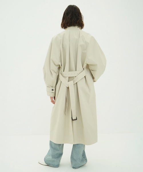 CLANE(クラネ)の「BULKY LINE STAIN COAT(ステンカラーコート・レディース・ベージュ・1)」の22枚目の写真