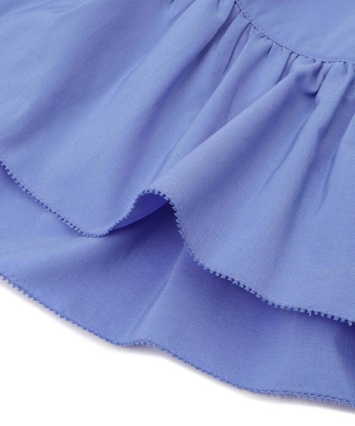 ADAM ET ROPE'（アダムエロペ）の「【サステナブル】ロングスリーブフリルブラウス（シャツ/ブラウス・レディース・ホワイト/ダークブラウン/サックスブルー・FREE）」の22枚目の写真