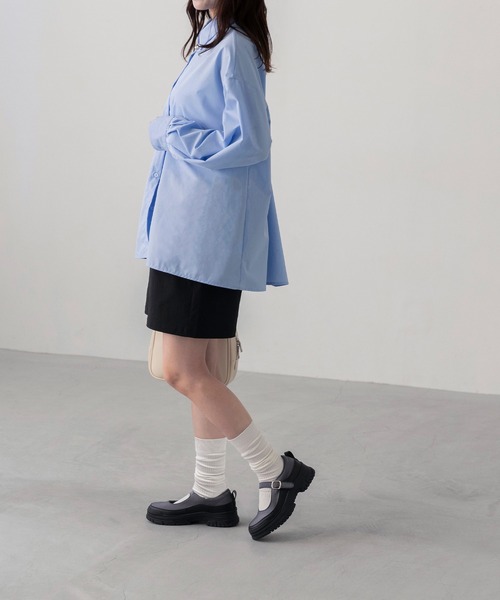 menue(メヌエ)の「メリージェーン ストラップ厚底スニーカー(スニーカー・レディース・グレー/ブラック・39/38/37/36/40)」の20枚目の写真