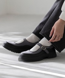 menue（メヌエ）の「メリージェーン ストラップ厚底スニーカー（スニーカー）」