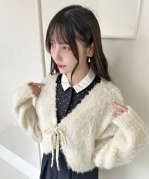 F i.n.t（フィント）の「ニットボレロ（カーディガン/ボレロ）」