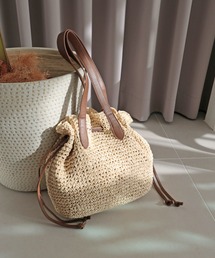 T・S・L（ティーエスエル）の「ペーパー巾着トートバッグ【詳細動画あり】（かごバッグ）」