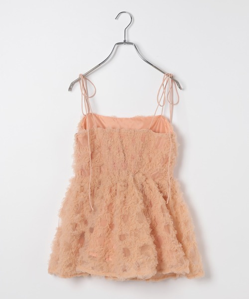 Heather（ヘザー）の「ボリュームチュールキャミ　659558（キャミソール・レディース・ブラック/アイボリー/オレンジ・FREE）」の16枚目の写真