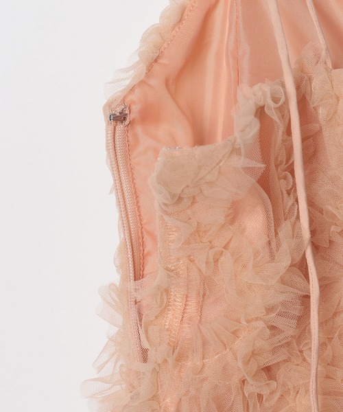 Heather（ヘザー）の「ボリュームチュールキャミ　659558（キャミソール・レディース・ブラック/アイボリー/オレンジ・FREE）」の15枚目の写真