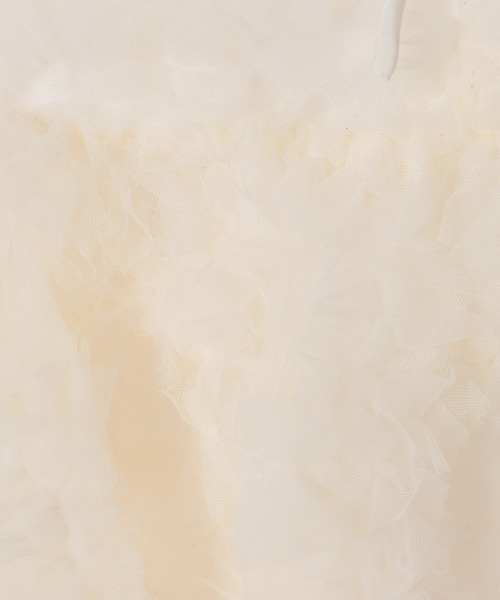 Heather（ヘザー）の「ボリュームチュールキャミ　659558（キャミソール・レディース・ブラック/アイボリー/オレンジ・FREE）」の20枚目の写真