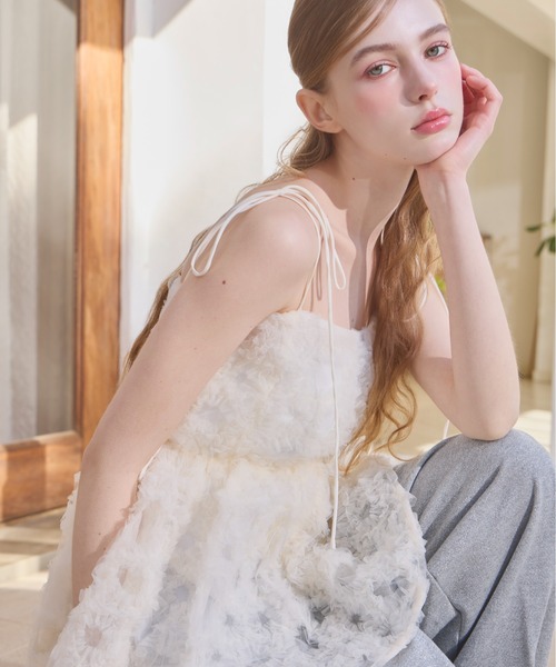 新品Heather ボリュームチュールキャミ Heather｜ボリュームチュールキャミ | Rakuten Fashion(楽天