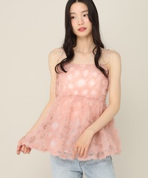 Heather（ヘザー）の「ボリュームチュールキャミ　659558（キャミソール）」