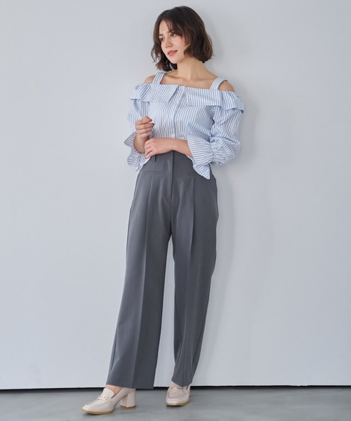 NOELA（ノエラ）の「ポケットデザインワイドパンツ（その他パンツ・レディース・ベージュ/グレー/オフホワイト・S/M）」の20枚目の写真