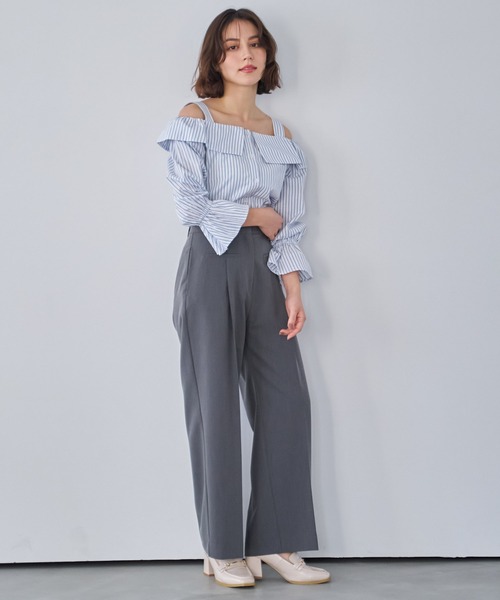 NOELA（ノエラ）の「ポケットデザインワイドパンツ（その他パンツ・レディース・ベージュ/グレー/オフホワイト・S/M）」の19枚目の写真