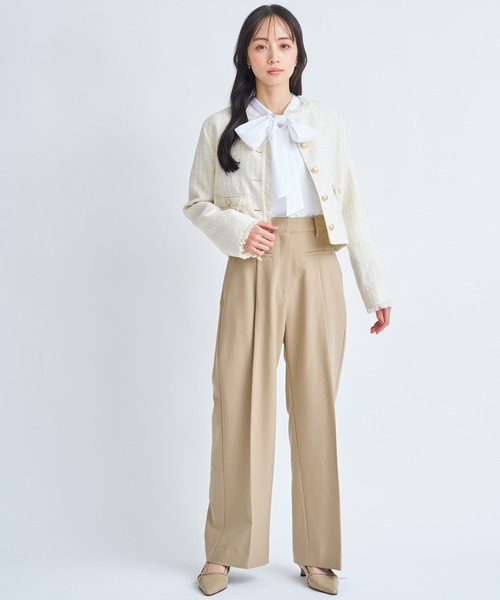 NOELA（ノエラ）の「ポケットデザインワイドパンツ（その他パンツ・レディース・ベージュ/グレー/オフホワイト・S/M）」の15枚目の写真