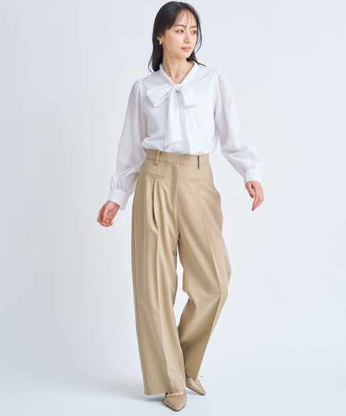 NOELA（ノエラ）の「ポケットデザインワイドパンツ（その他パンツ・レディース・ベージュ/グレー/オフホワイト・S/M）」の14枚目の写真